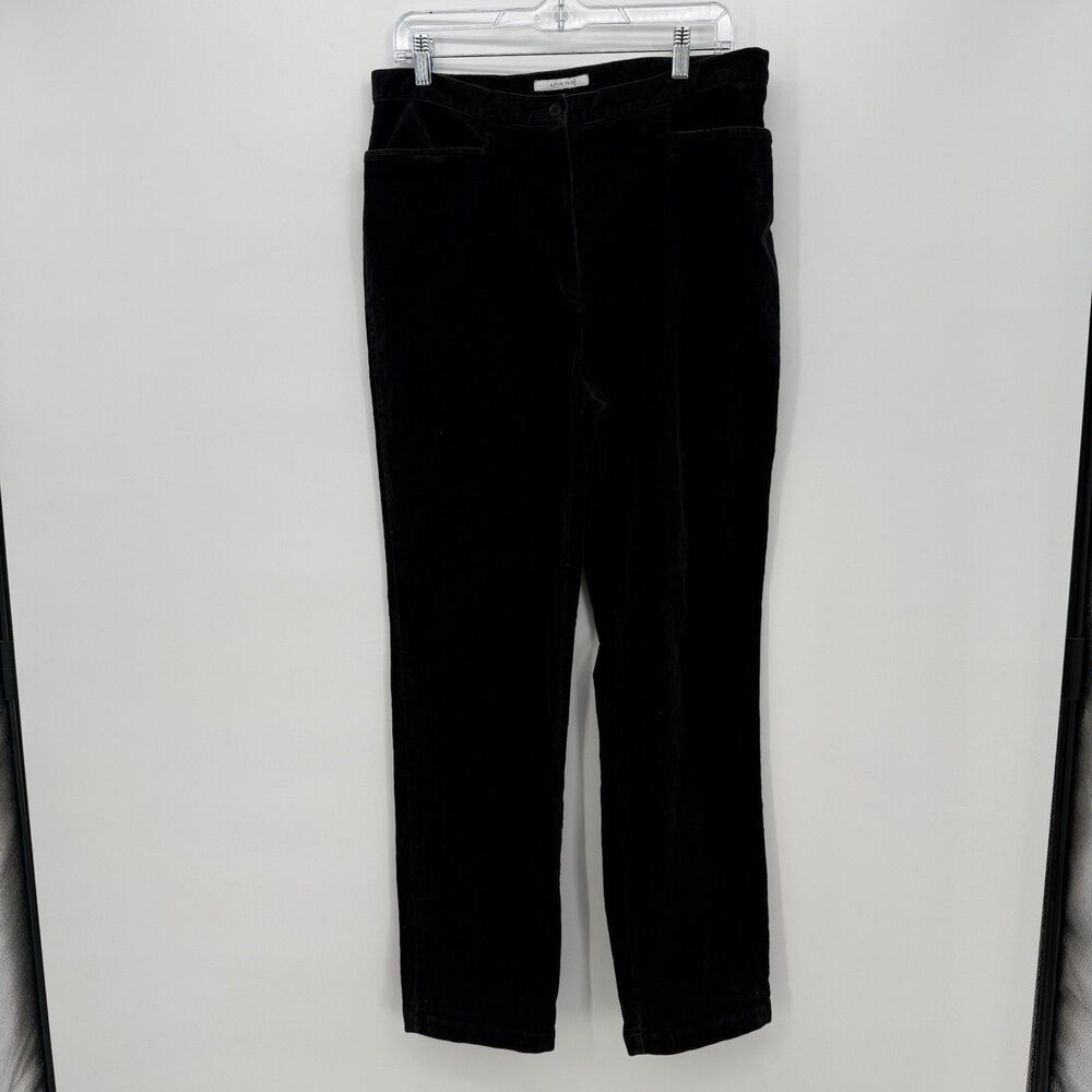 Jones Sport Black Corduroy Cotton Women’s Pants Size 14 Casual Dress Y2k
